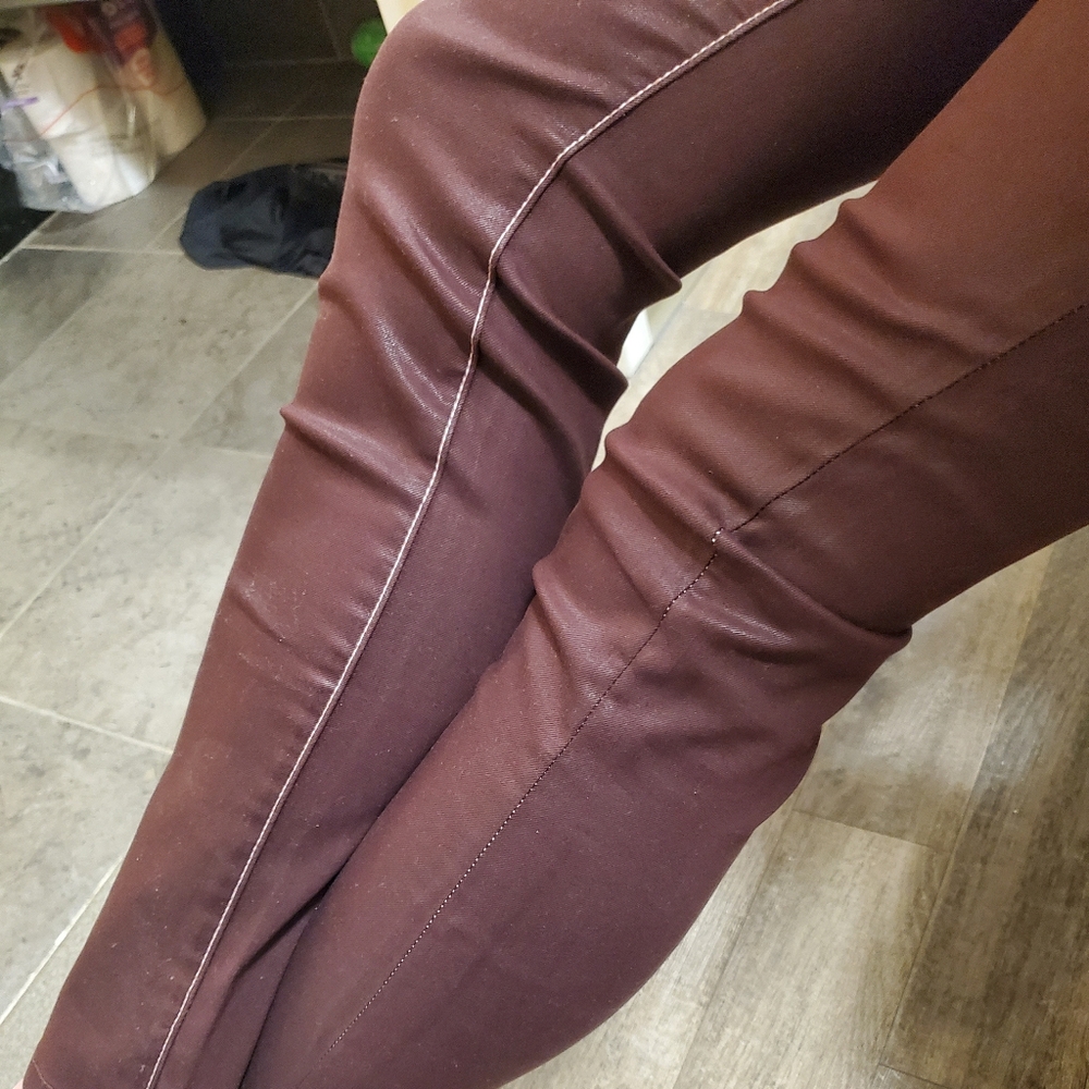 Monfrere wax coated Greyson skinny jeans 31x34 - Picture 6 of 12